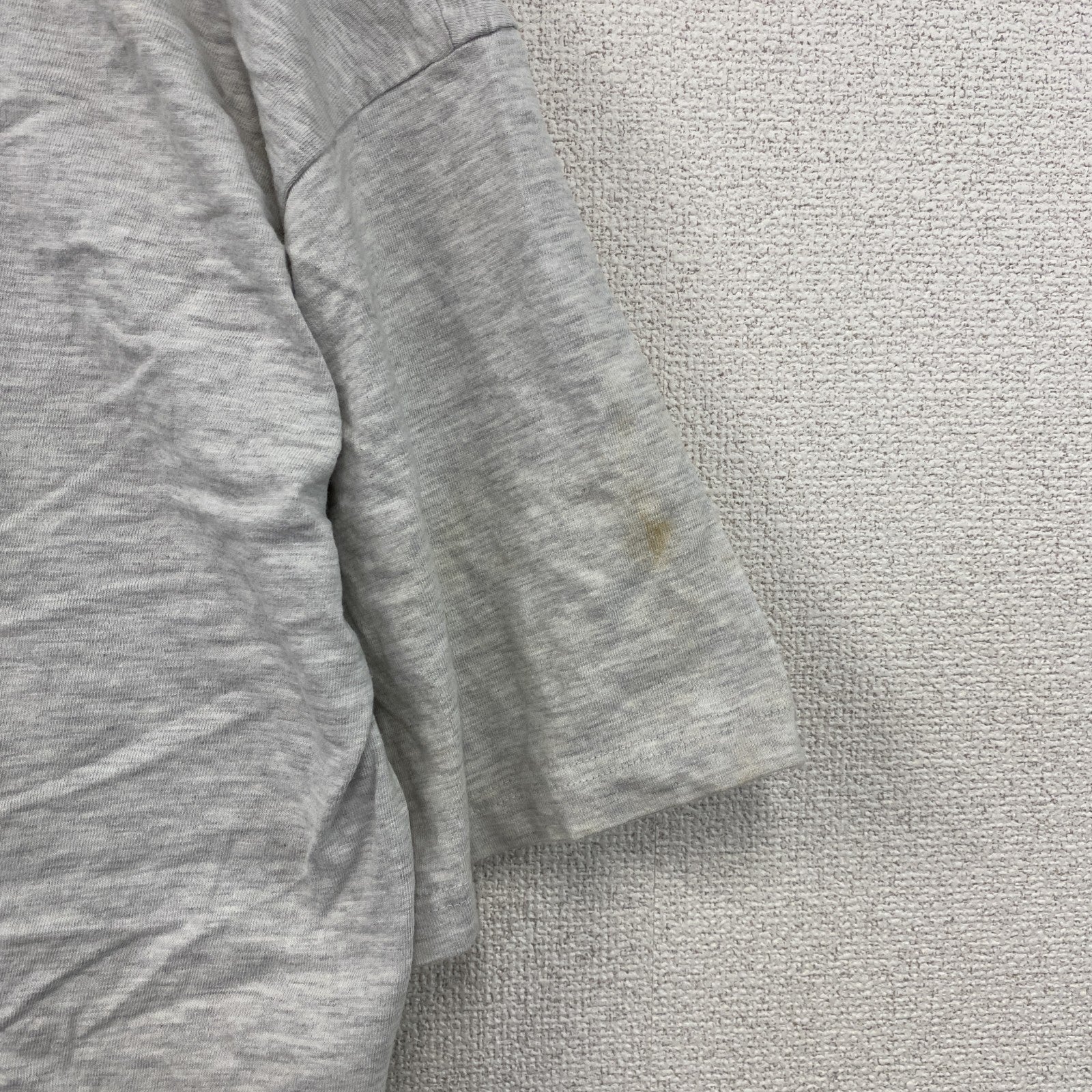 ～00s　XFer　アイスベアレンレーゲンスブルク　半袖Tシャツ　アイスホッケー　ユーロ　霜降りグレー　Lサイズ　古着