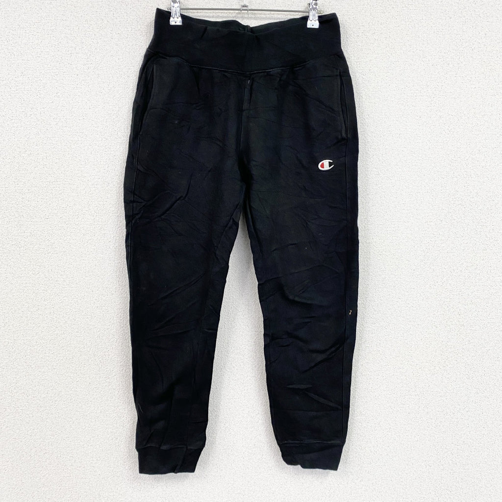 Champion　チャンピオン　リバースウィーブ　スウェットパンツ　黒　ブラック　Mサイズ　古着