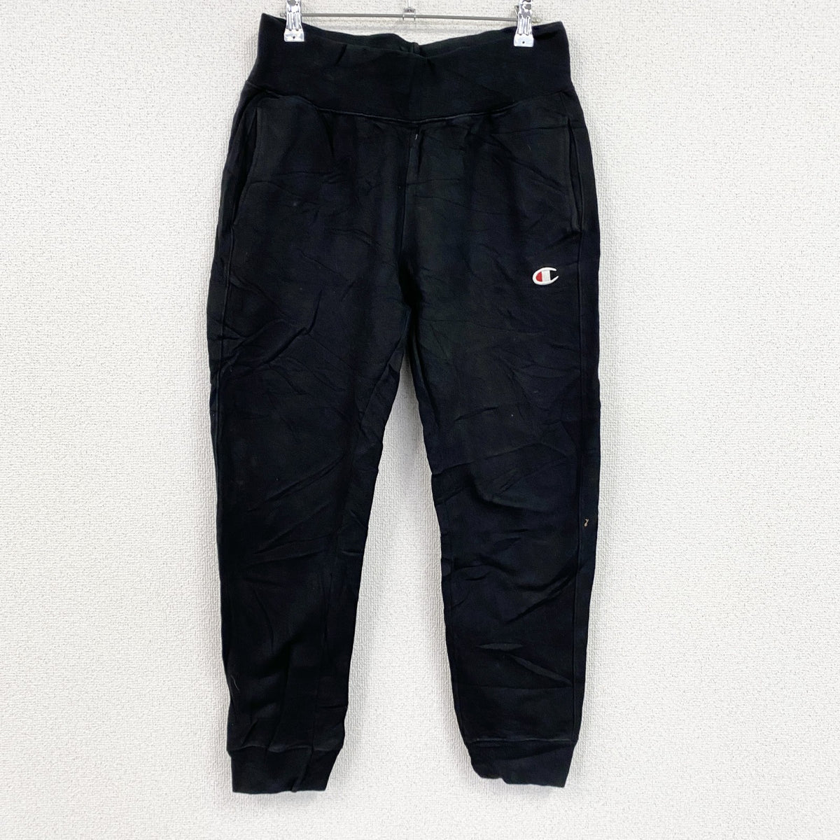 Champion　チャンピオン　リバースウィーブ　スウェットパンツ　黒　ブラック　Mサイズ　古着