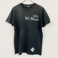 Lil Heart　半袖プリントTシャツ　アメトラデザイン　黒　ブラック　48サイズ　古着
