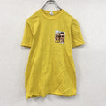 GILDAN　ギルダン　半袖プリントTシャツ　フォトT　黄色　イエロー　Mサイズ　古着