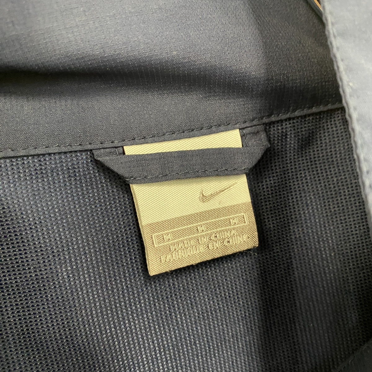 NIKE　ナイキ　フルジップジャケット　紺　ネイビー　Mサイズ　古着