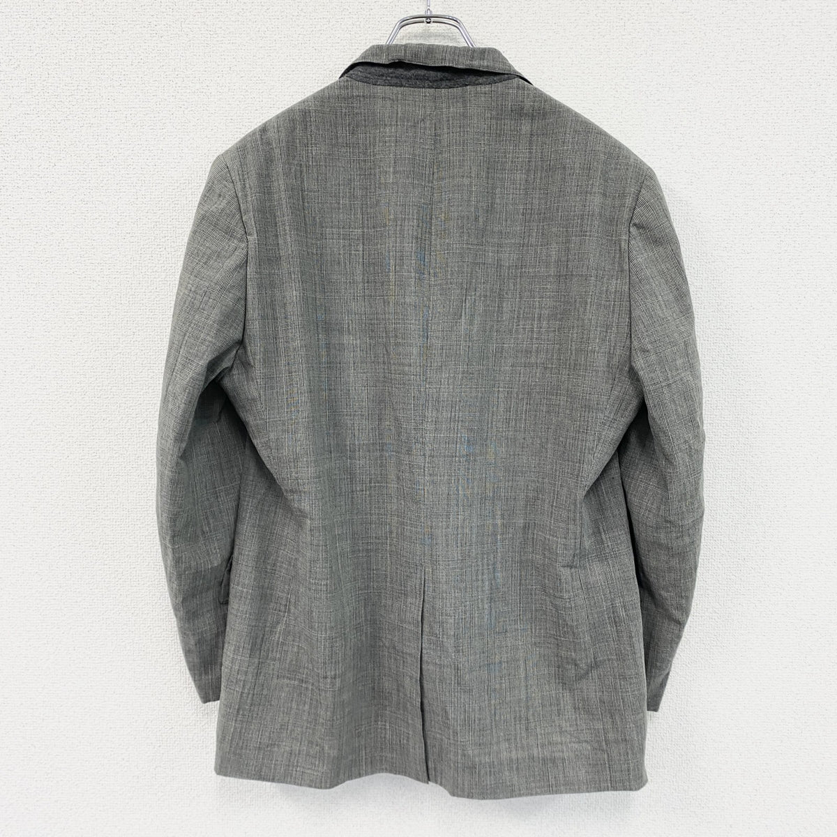 Brooks Brothers　ブルックスブラザーズ　 テーラードジャケット　3つボタン　チェック柄　グレー　古着
