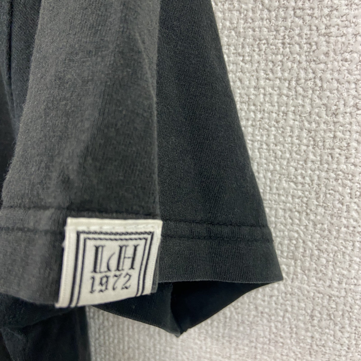 Lil Heart　半袖プリントTシャツ　アメトラデザイン　黒　ブラック　48サイズ　古着