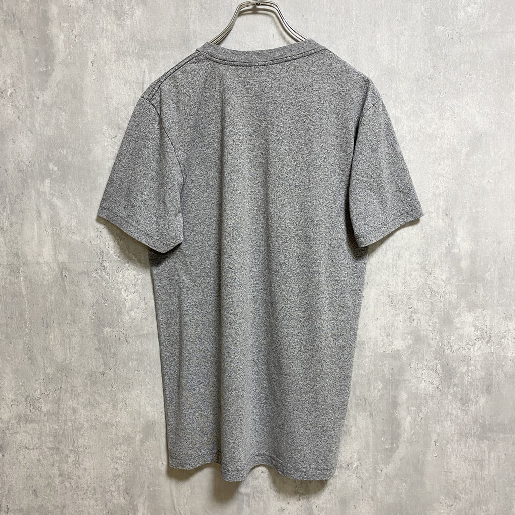 NEW AGENDA　半袖プリントカレッジＴシャツ　グレー　灰色　ペンシルベニア　大学　フットボール　Mサイズ　古着