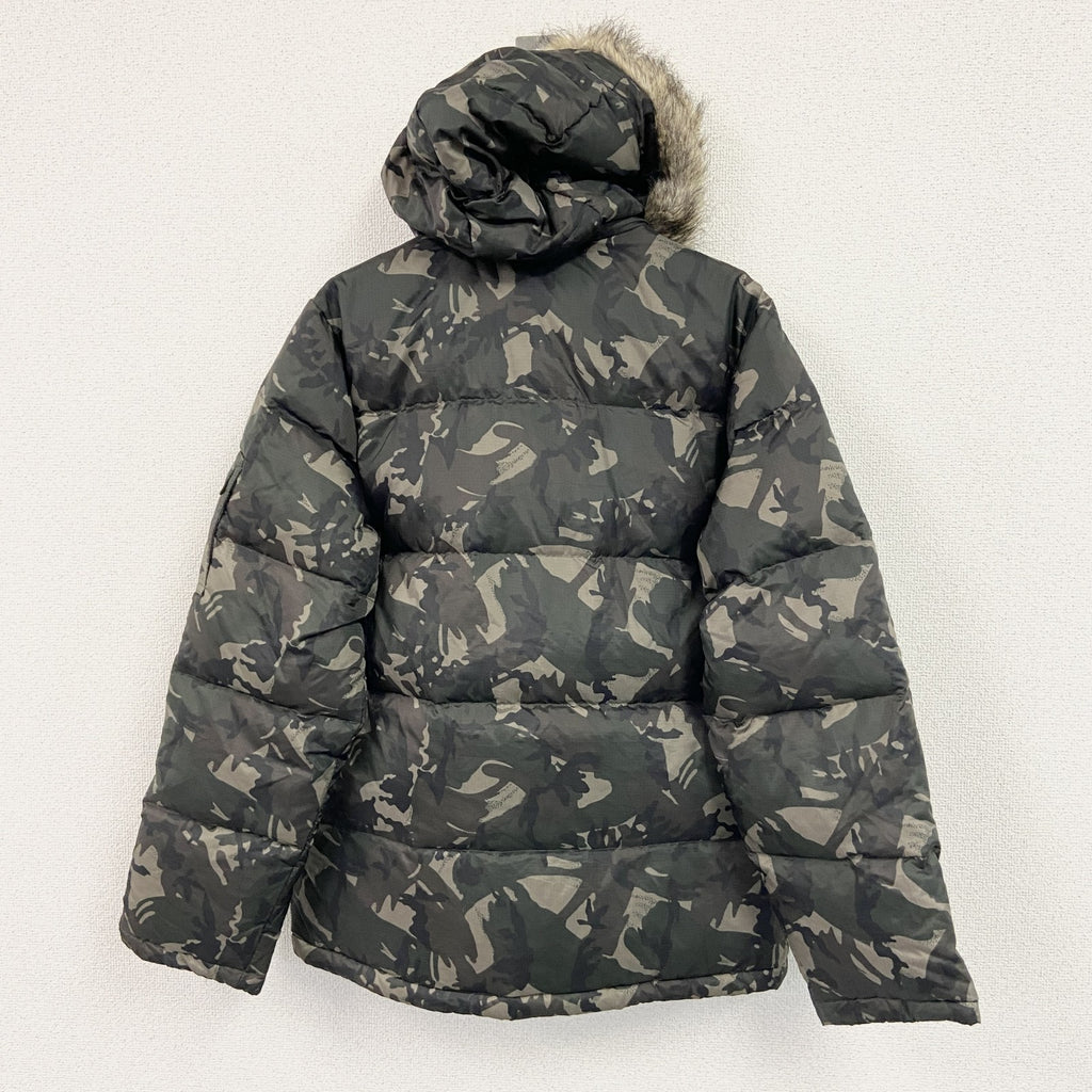 UNIQLO　ユニクロ　ダウンジャケット/フーディー　ダウン90%　迷彩　カモフラージュ　マルチカラー　古着