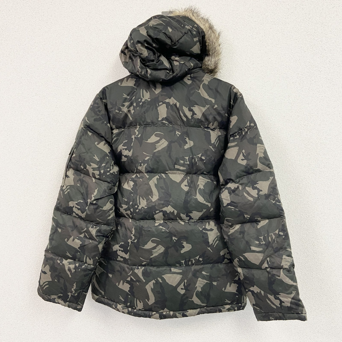 UNIQLO　ユニクロ　ダウンジャケット/フーディー　ダウン90%　迷彩　カモフラージュ　マルチカラー　古着