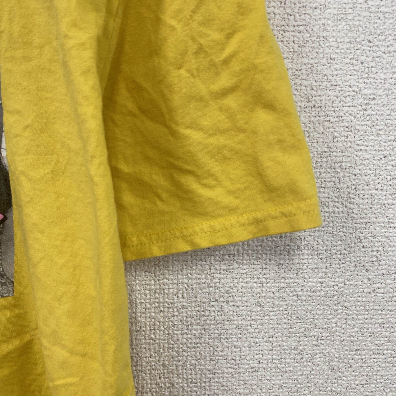 GILDAN　ギルダン　半袖プリントTシャツ　フォトT　黄色　イエロー　Mサイズ　古着