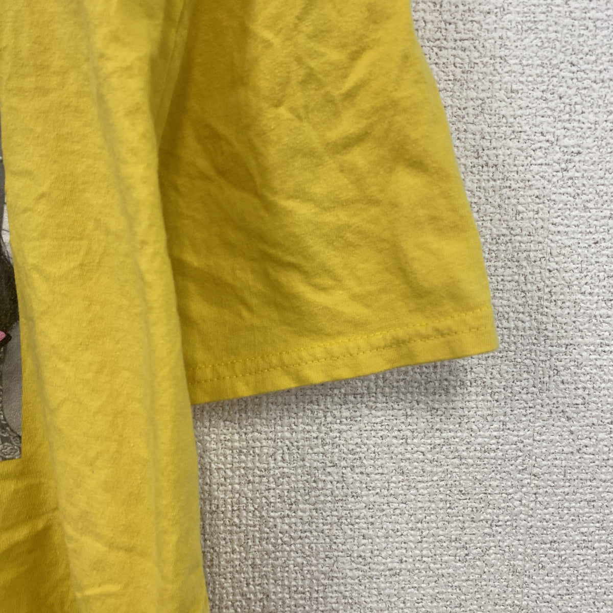 GILDAN　ギルダン　半袖プリントTシャツ　フォトT　黄色　イエロー　Mサイズ カットソー メンズ コットン 古着