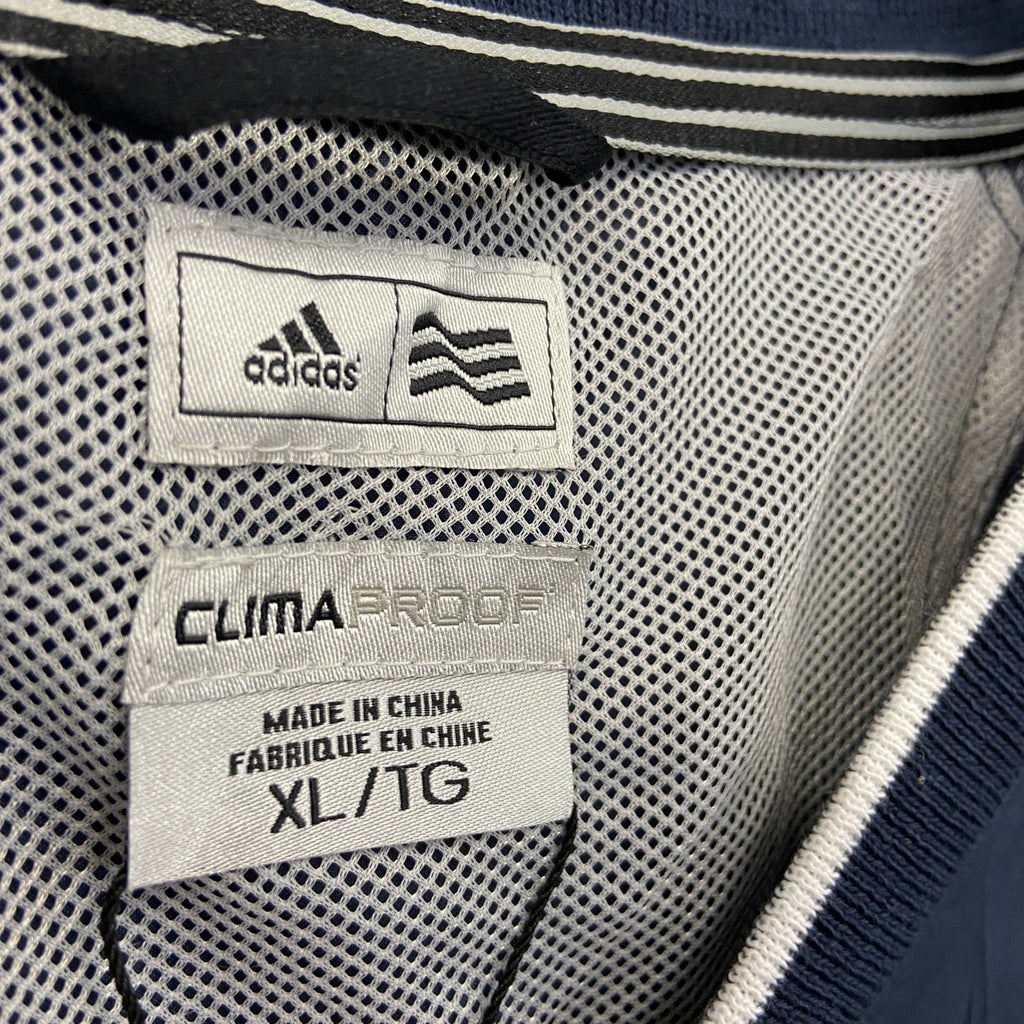 adidas　アディダス　プルオーバージャケット　紺　ネイビー　XLサイズ　古着