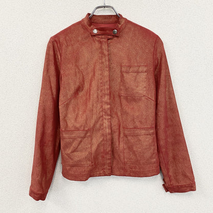 KATHARINE HAMNETT LONDON　キャサリンハムネット　スタンドカラージャケット　赤　レッド　