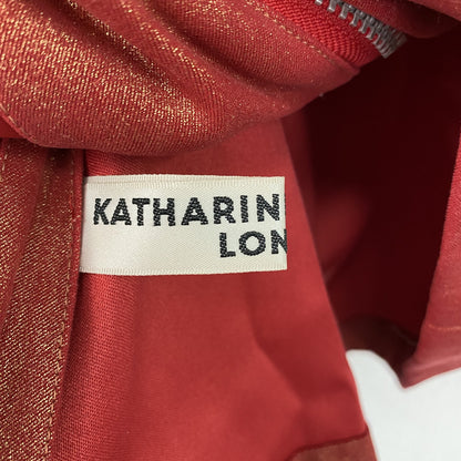 KATHARINE HAMNETT LONDON　キャサリンハムネット　スタンドカラージャケット　赤　レッド　