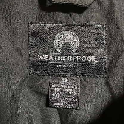 古着 used　WEATHER PROOF　長袖ナイロンジャケット　ハイネック　マルチカラー　ビックシルエット　XXXXLサイズ