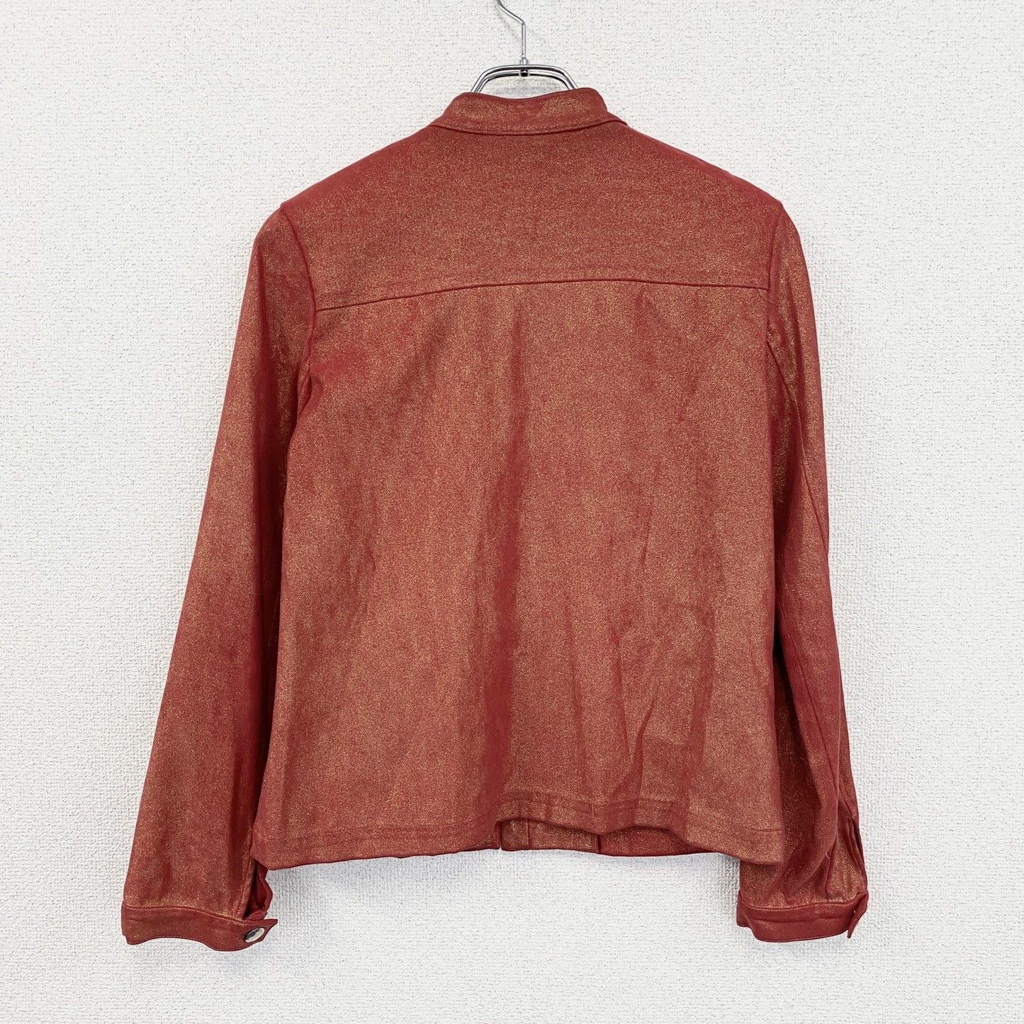 KATHARINE HAMNETT LONDON　キャサリンハムネット　スタンドカラージャケット　赤　レッド　