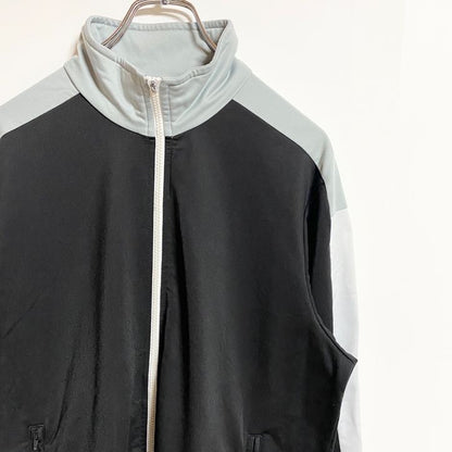 古着 used　puma プーマ　長袖ジャージ　トラックジャケット　黒　ブラック　シンプル　秋冬服　Mサイズ