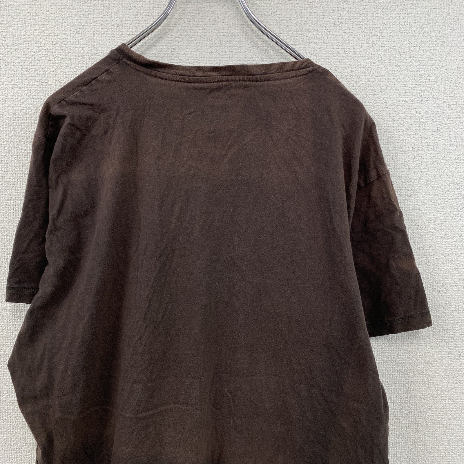 MARVEL COMICS　マーベルコミックス　半袖Tシャツ　キャラクターT　茶色　ブラウン　XLサイズ　古着