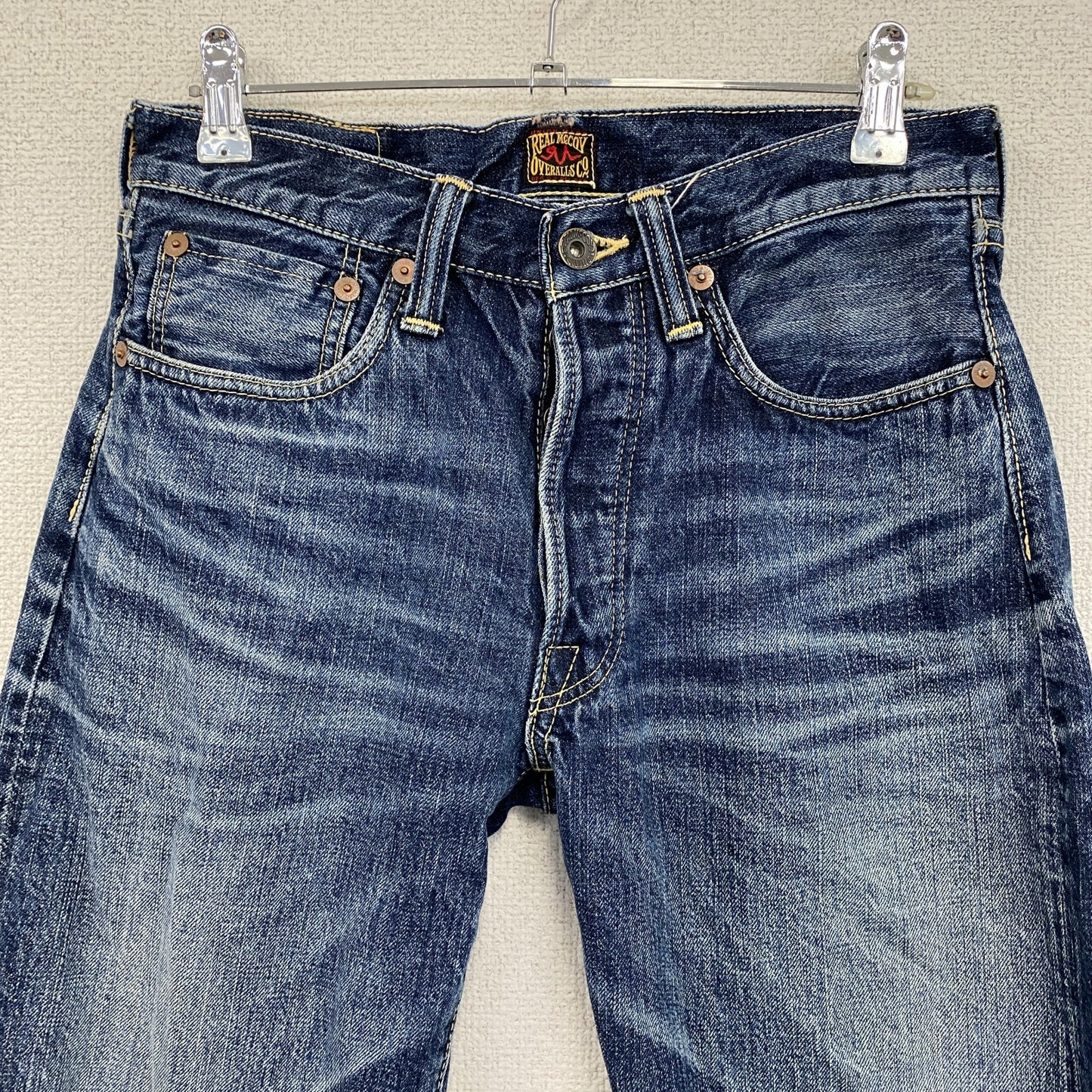 The REAL McCOY’S　ザリアルマッコイズ　S613　デニムパンツ/ジーンズ　ボタンフライ　インディゴ　W31サイズ
