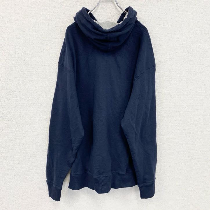 Champion　チャンピオン　ハーフジップスウェットパーカー/フーディー　紺　ネイビー　XXLサイズ　古着