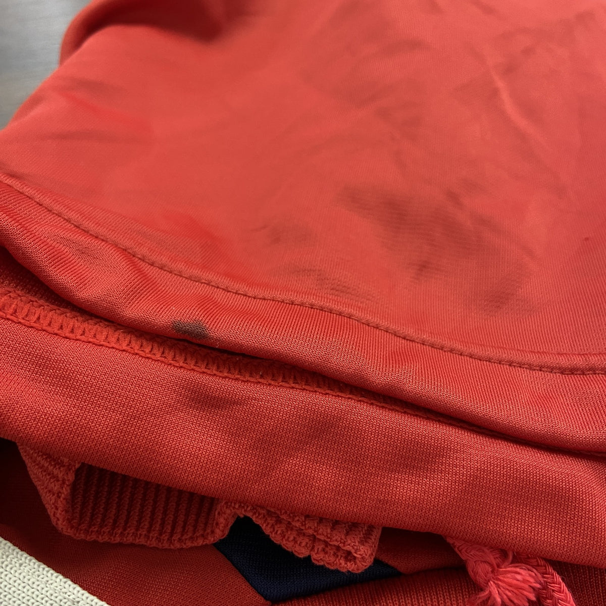 RED KAP　レッドキャップ　半袖企業ロゴポロシャツ　日産　赤　レッド　Mサイズ　古着
