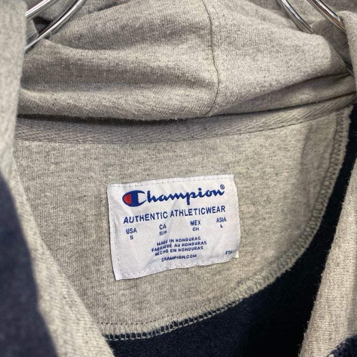 Champion　チャンピオン　スウェットパーカー/フーディー　紺　ネイビー　Sサイズ　古着