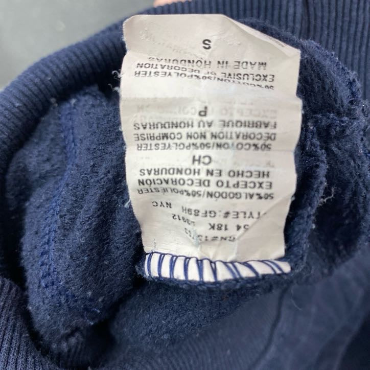 Champion　チャンピオン　スウェットパーカー/フーディー　紺　ネイビー　Sサイズ　古着