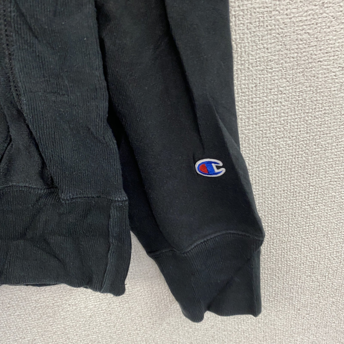 Champion　チャンピオン　リバースウィーブ　スウェットパーカー/フーディー　黒　ブラック　Sサイズ トレーナー スウェットトップス フード付き 古着