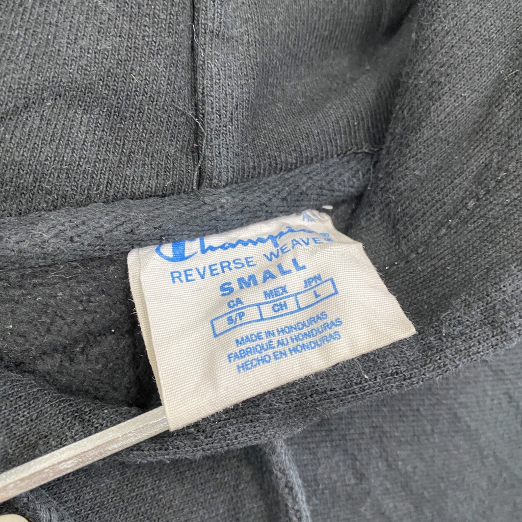 Champion　チャンピオン　リバースウィーブ　スウェットパーカー/フーディー　黒　ブラック　Sサイズ トレーナー スウェットトップス フード付き 古着