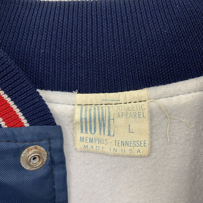 HOWE　ナイロンスタジャン/スタジアムジャケット　ヴィンテージ　紺　ネイビー　Lサイズ