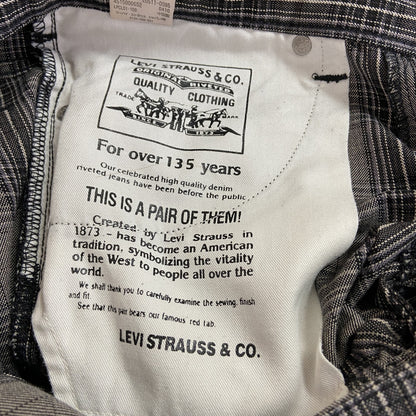 Levi’s　リーバイス　511　チェック柄スキニーパンツ　グレー　W32