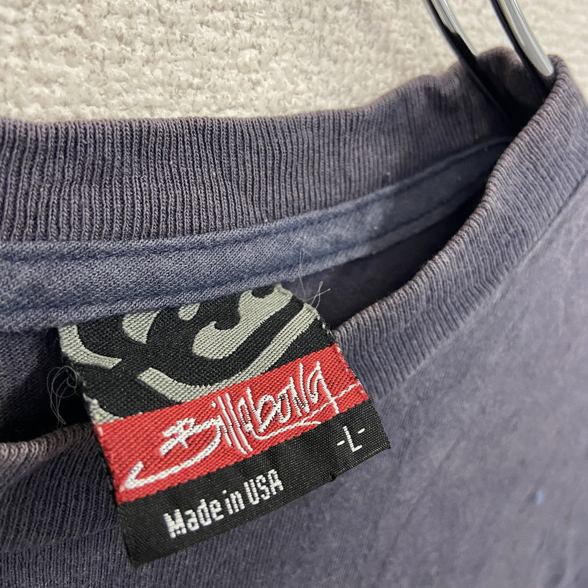 Billabong　ビラボン　半袖プリントTシャツ　紺　ネイビー　Lサイズ　古着