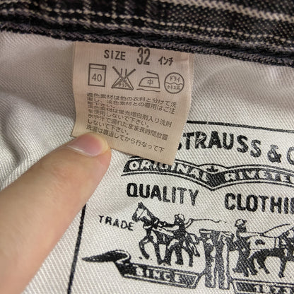 Levi’s　リーバイス　511　チェック柄スキニーパンツ　グレー　W32