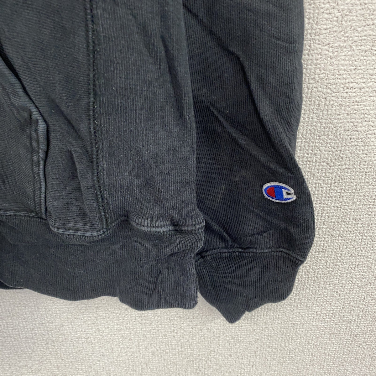 Champion　チャンピオン　リバースウィーブ　スウェットパーカー/フーディー　黒　ブラック　Mサイズ　古着