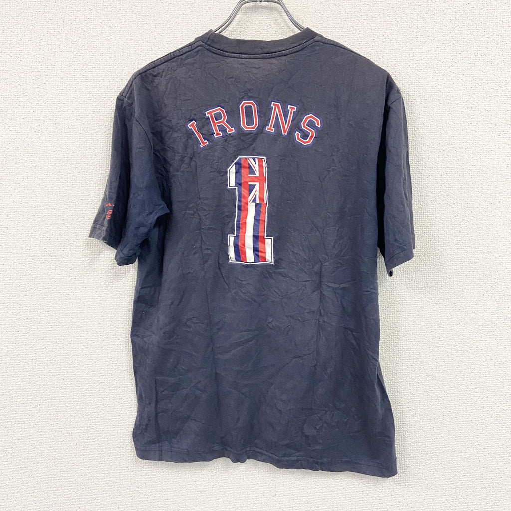 Billabong　ビラボン　半袖プリントTシャツ　紺　ネイビー　Lサイズ　古着