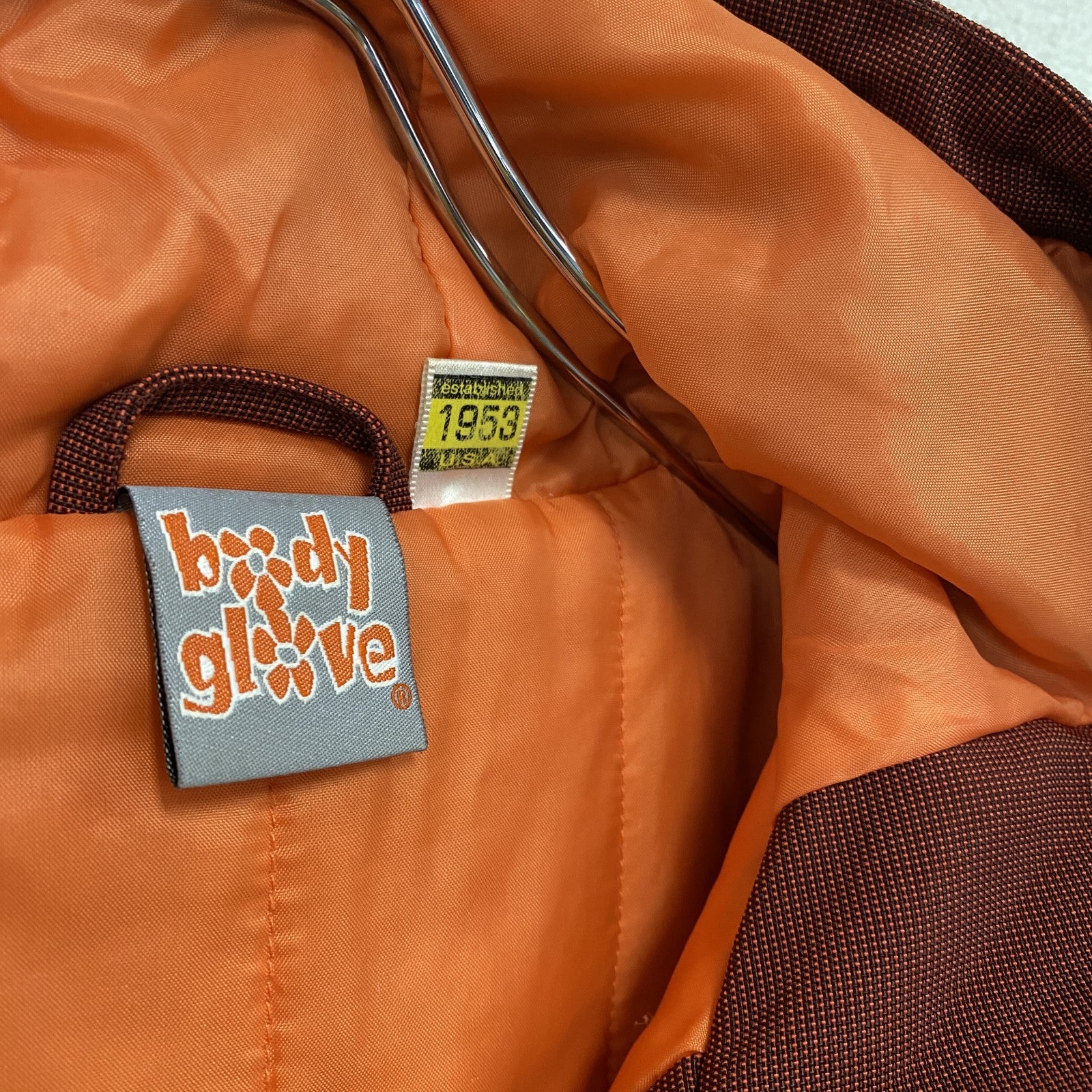 body globe　ボディグローブ　マウンテンパーカー　比翼仕立て　茶色　ブラウン　　古着