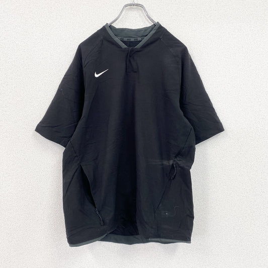 NIKE　ナイキ　半袖プルオーバー　黒　ブラック　Mサイズ
