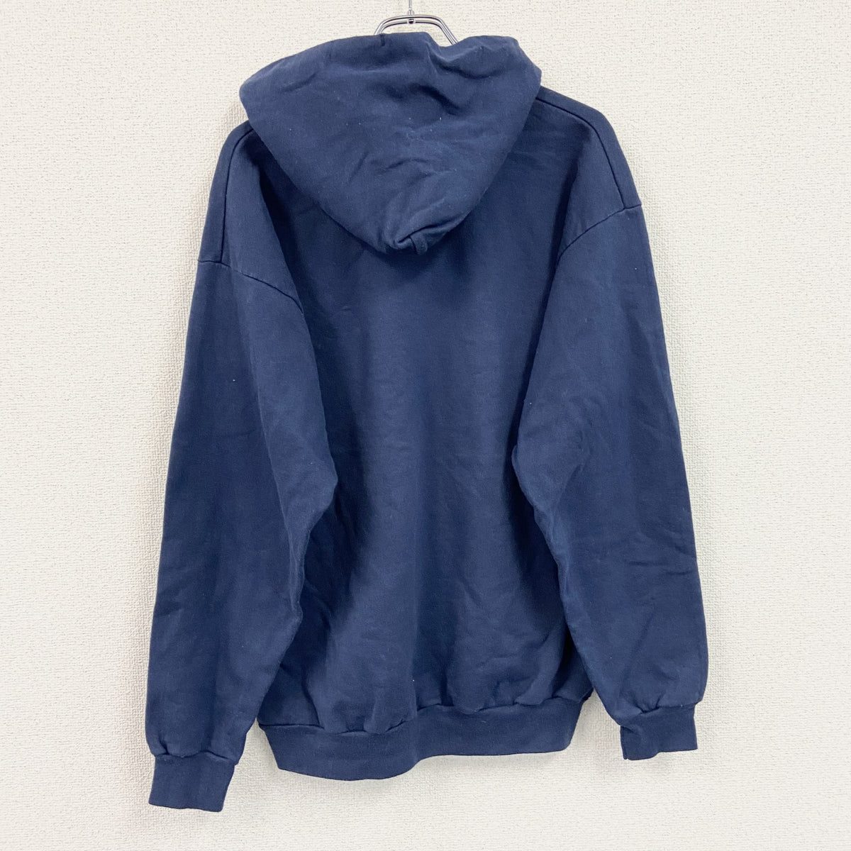 Champion　チャンピオン　スウェットパーカー/フーディー　完全目無し　無地　現行　紺　ネイビー　古着
