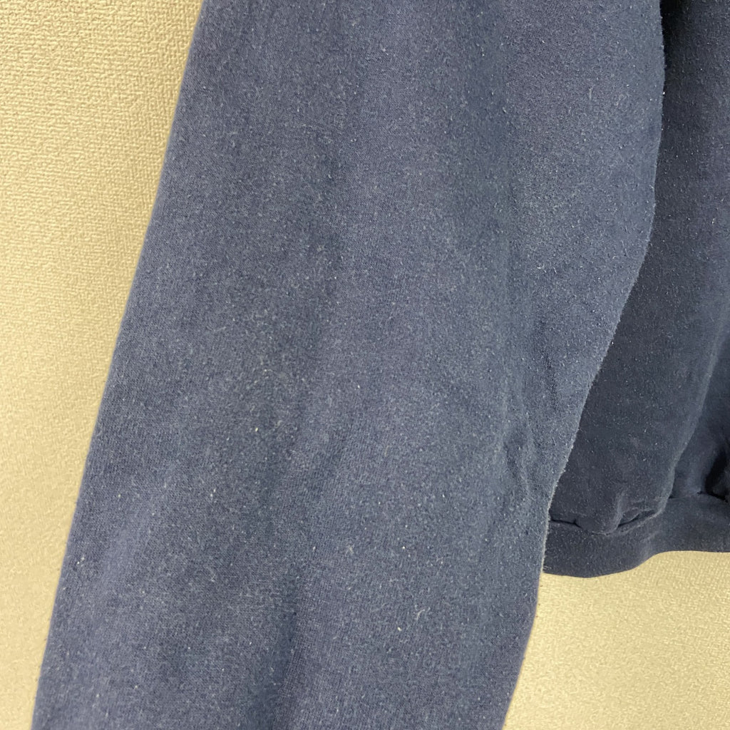 Champion　チャンピオン　スウェットパーカー/フーディー　完全目無し　無地　現行　紺　ネイビー　古着