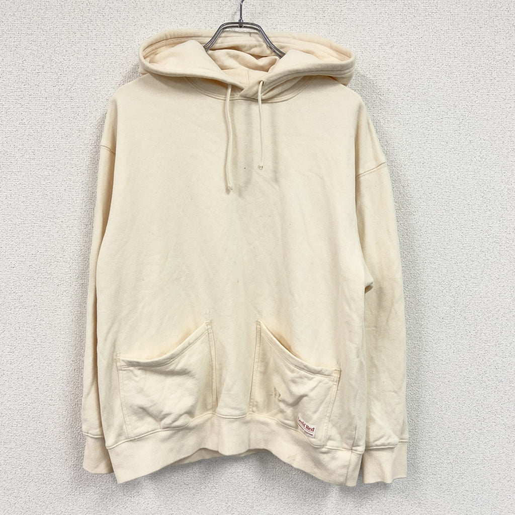 Levi's Red　リーバイスレッド　スウェットパーカー/フーディー　セパポケ　ライトイエロー　ベージュ　Mサイズ　古着