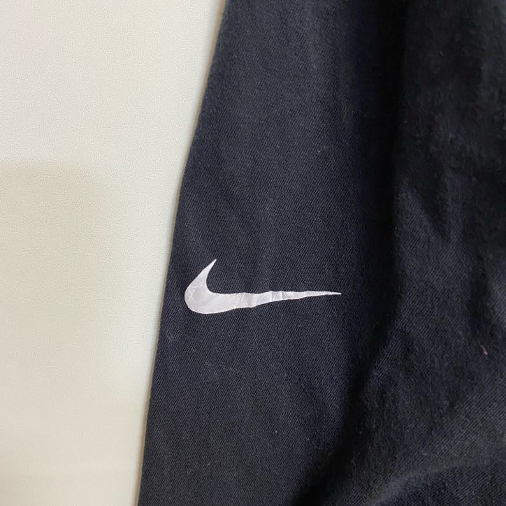 古着 used　NIKE ナイキ　長袖Tシャツ　プリントロングTシャツ　クルーネック　SUBARU スバル　黒　ブラック　Mサイズ