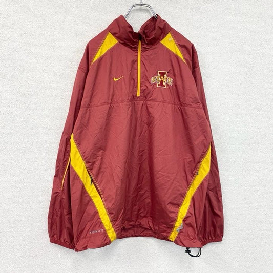 NIKE　ナイキ　プルオーバージャケット　赤　レッド　Sサイズ