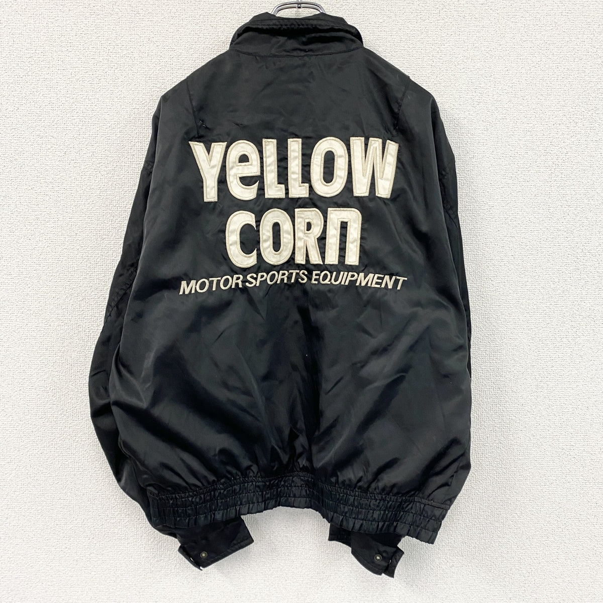 YeLLOW CORN　イエローコーン　バイカージャケット　ライディングジャケット　黒　ブラック　古着