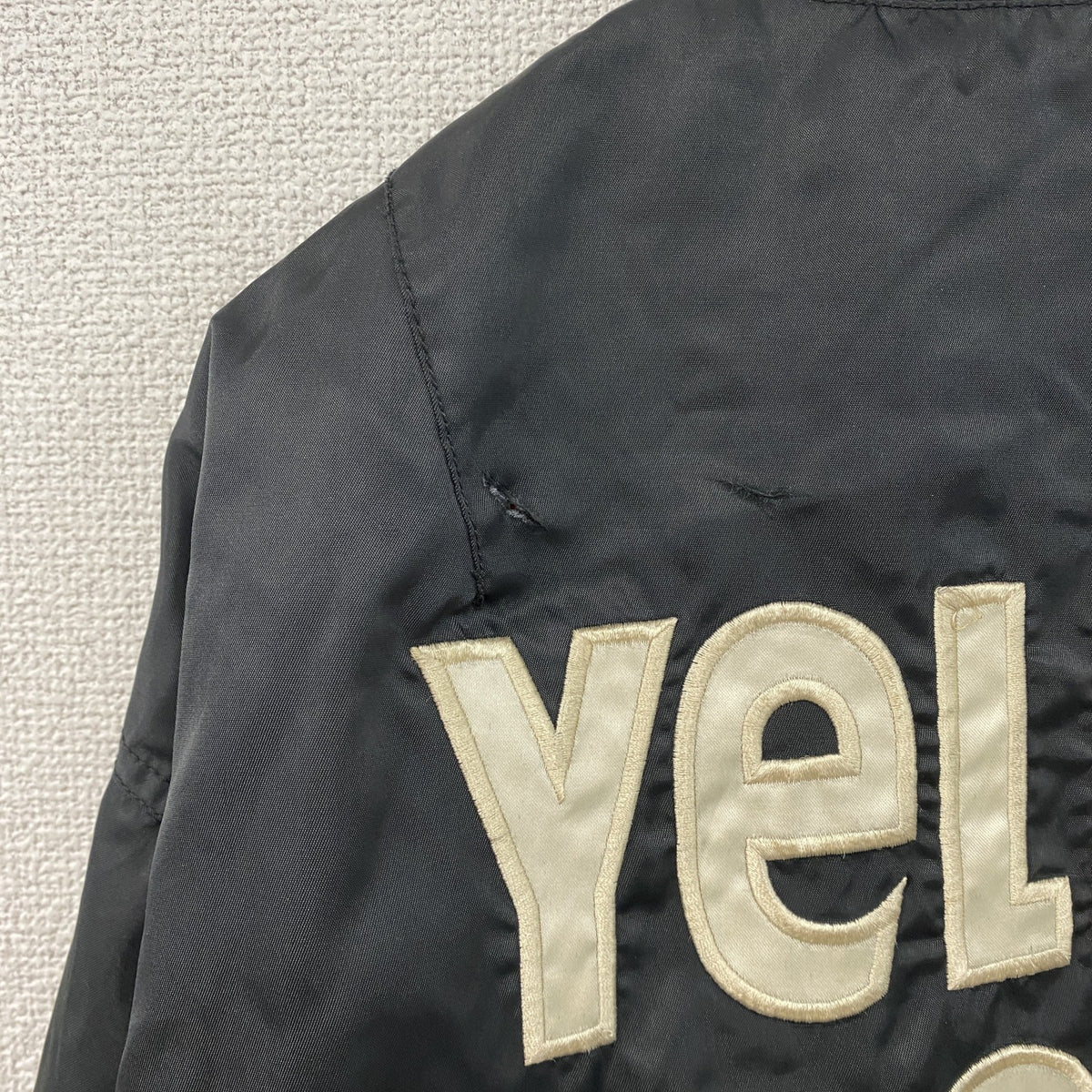 YeLLOW CORN　イエローコーン　バイカージャケット　ライディングジャケット　黒　ブラック　古着