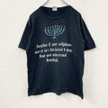 00s　PORT&COMPANY　ポートアンドカンパニー　半袖Tシャツ　ハヌカー　ヴィンテージ　黒　ブラック　Mサイズ　古着