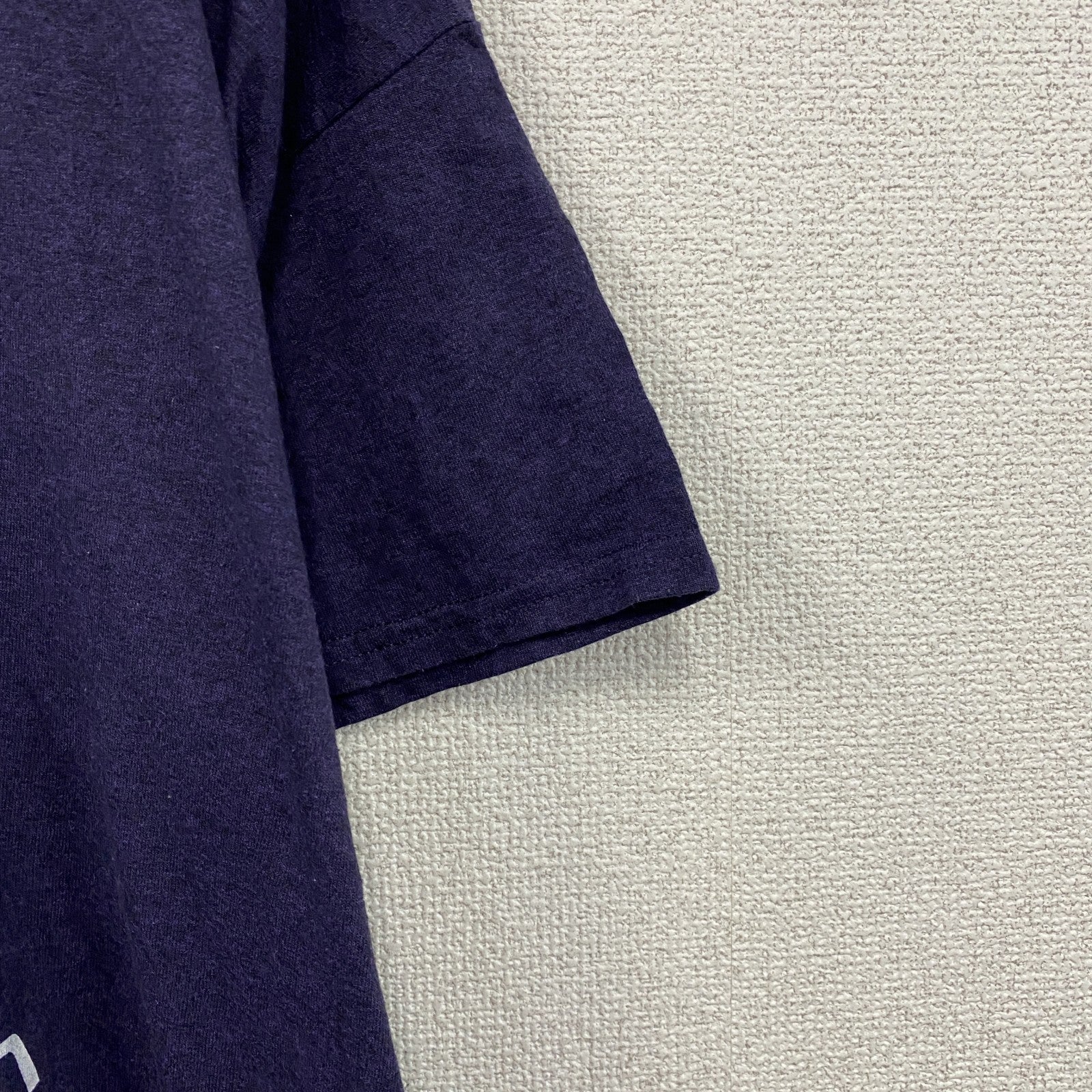 Yanks Indian Club　半袖プリントTシャツ　インディアン　両面プリント　紺　ネイビー　古着