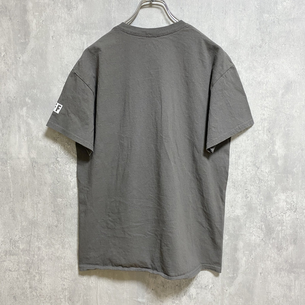 Disney　ディズニー　NEFF　ネフ　半袖プリントＴシャツ　グレー　灰色　Mickey　ミッキー　メンズ　レディース　古着