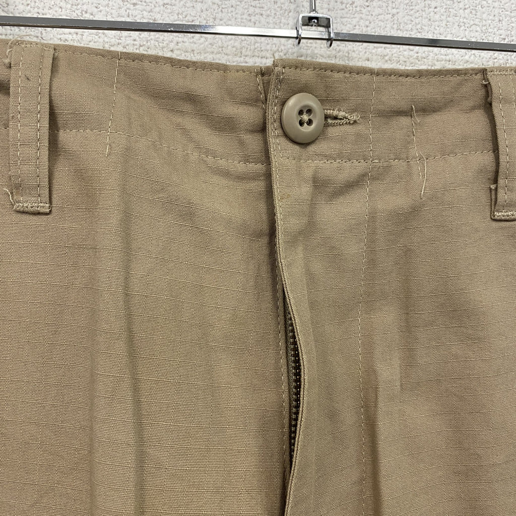 00s　TRU-SPEC　トゥルースペック　ハーフカーゴパンツ/ショートパンツ　ミリタリー　ヴィンテージ　ベージュ　Sサイズ　古着
