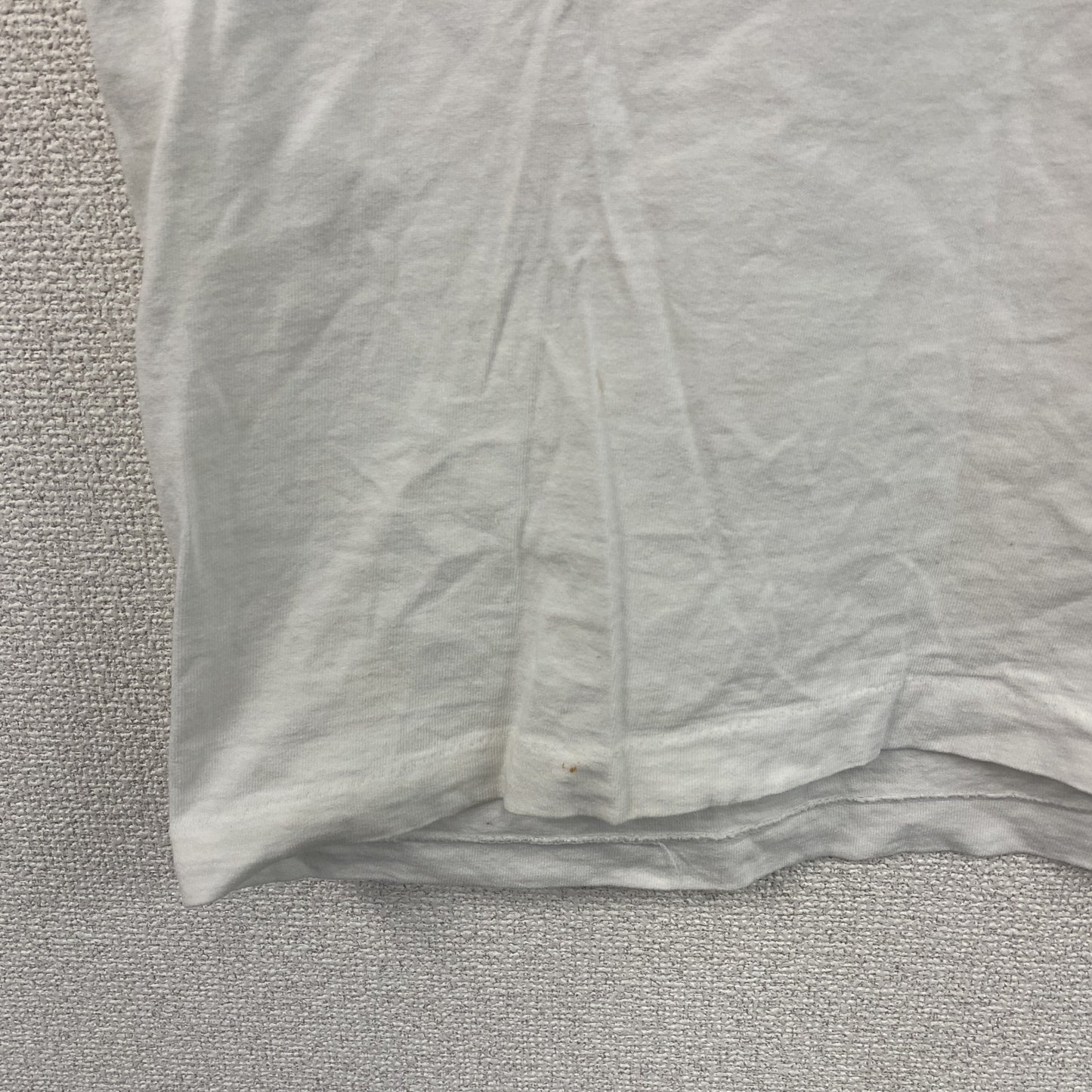 FRUIT OF THE LOOM　フルーツオブザルーム　半袖プリントTシャツ　シングルステッチ　白　ホワイト　Mサイズ