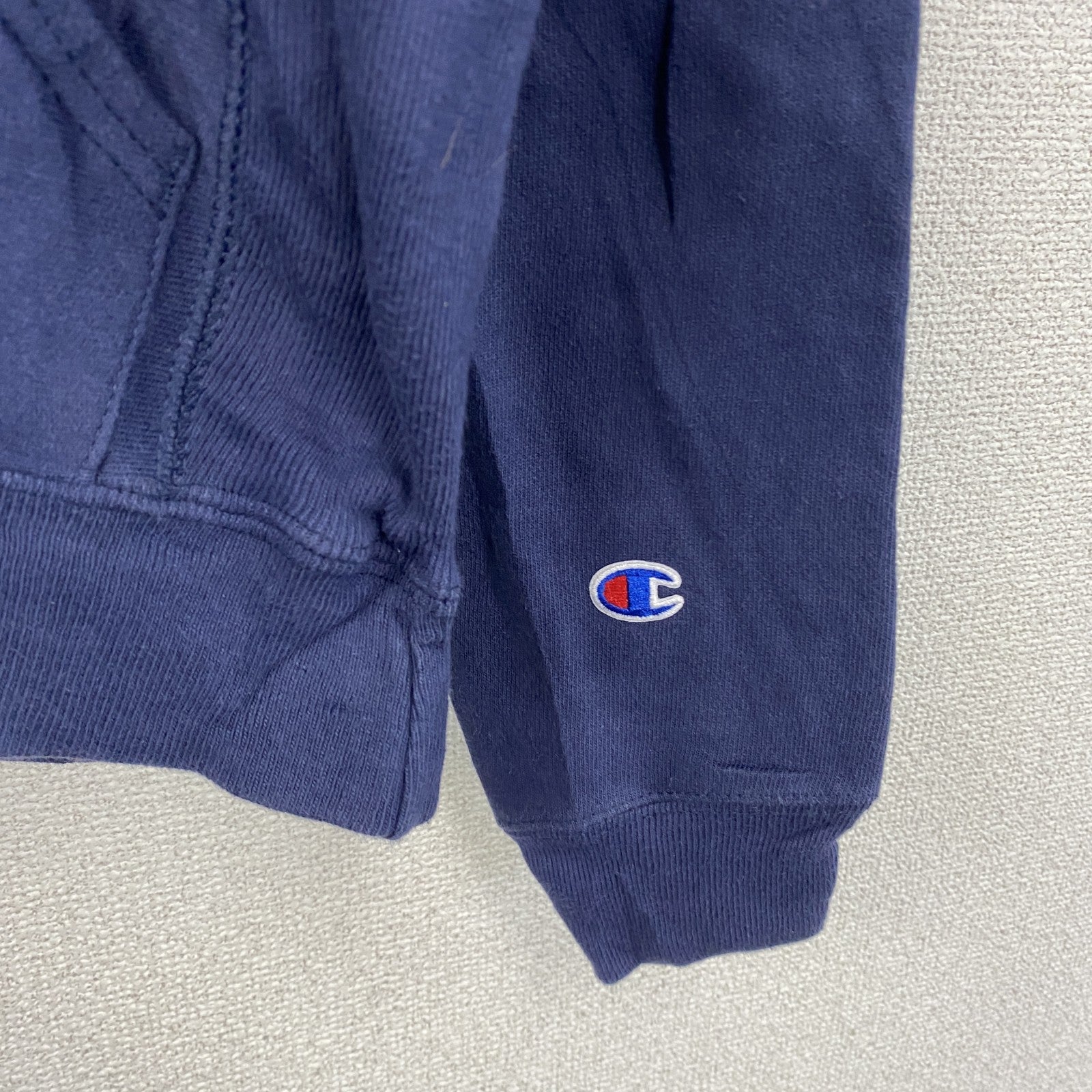 Champion　チャンピオン　リバースウィーブ　スウェットパーカー/フーディー　目無し　紺　ネイビー　Mサイズ トレーナー スウェットトップス フード付き 古着