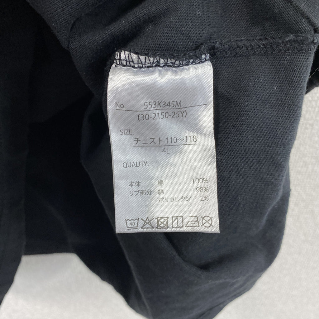 2PAC　トゥーパック　タンクトップ/ノースリーブ　ラッパーT　黒　ブラック　4Lサイズ　古着