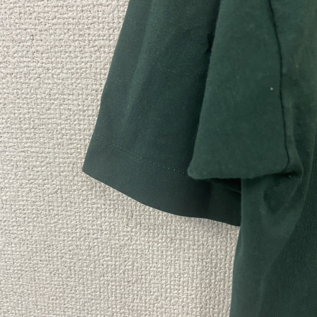 FRUIT OF THE LOOM　フルーツオブザルーム　半袖プリントTシャツ　シングルステッチ　緑　グリーン　XLサイズ カットソー メンズ コットン 古着